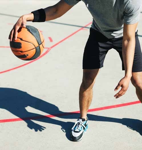 Half-court basketball