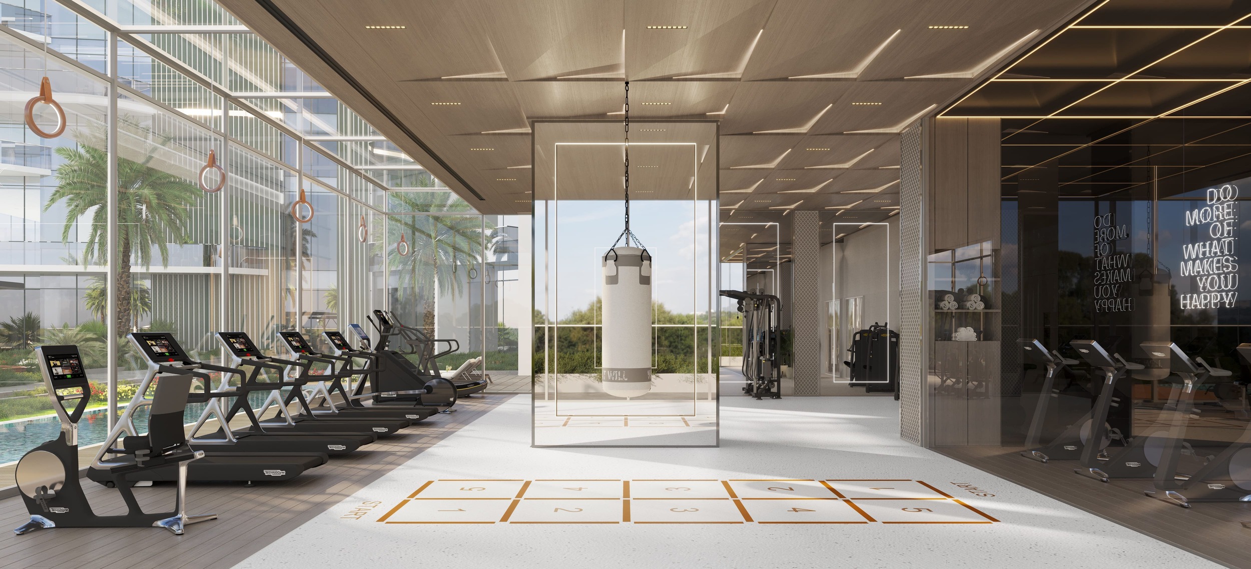 Elevated gym