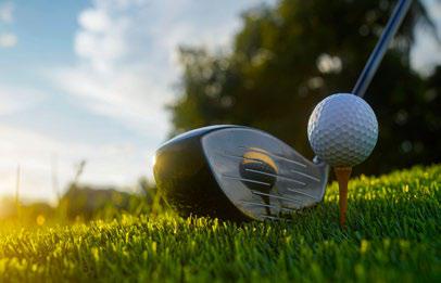 Golf Course With Lake