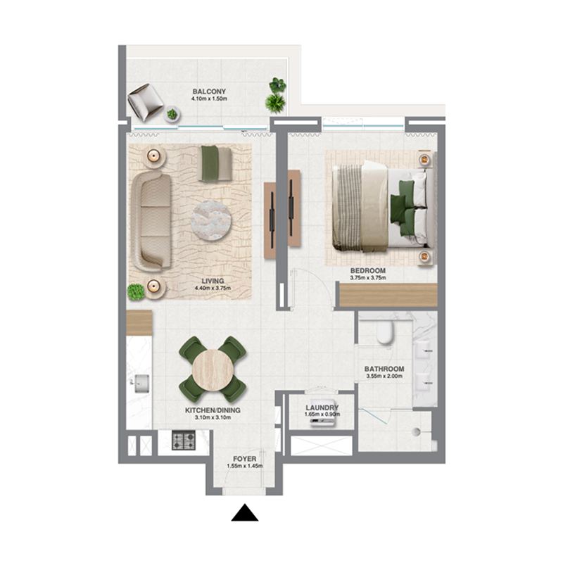 1 bedroom Apartments -  Golf Verge