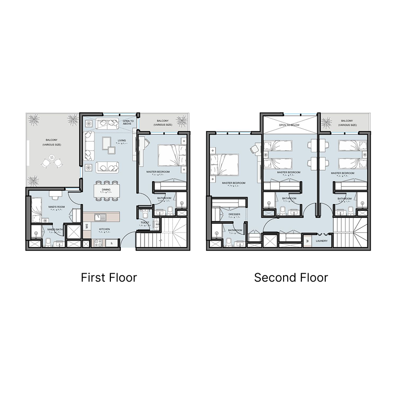 4 bedroom Duplex -  The District