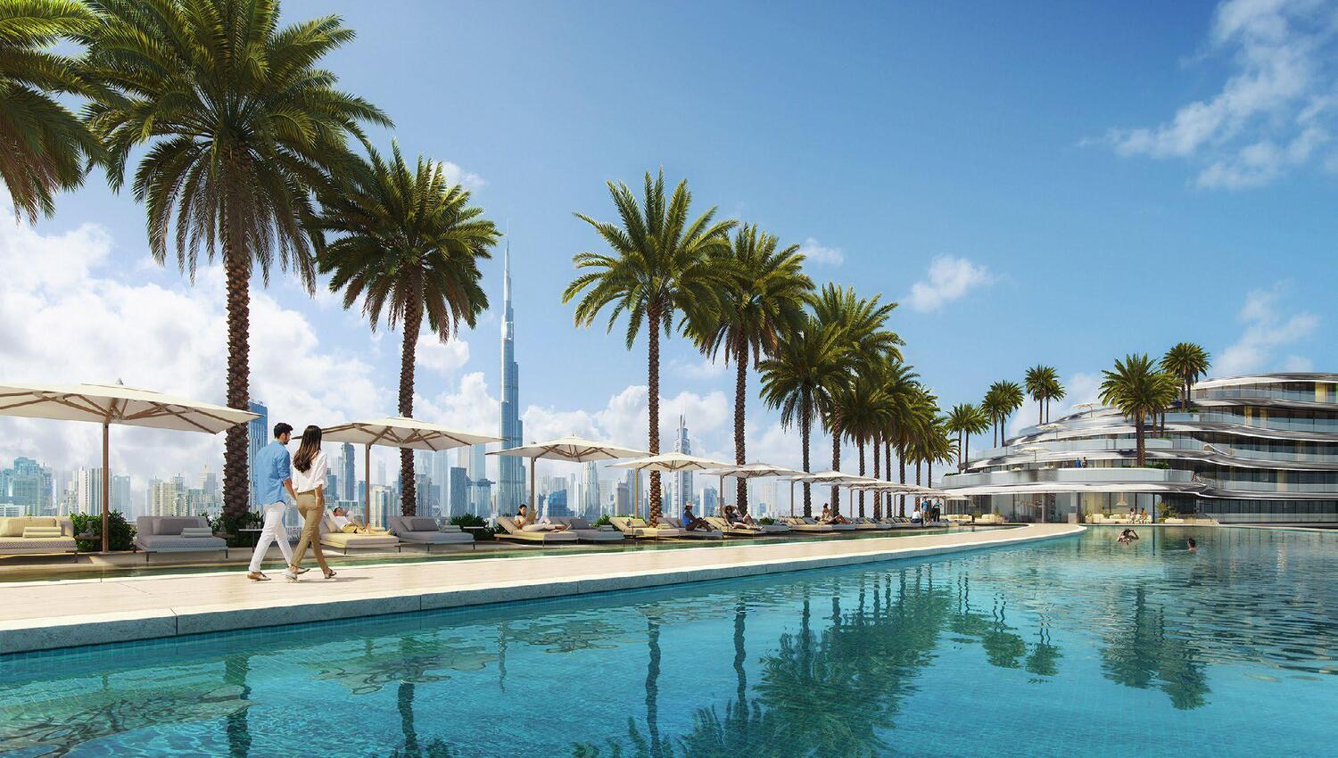 Pool Deck with Sunken Seating