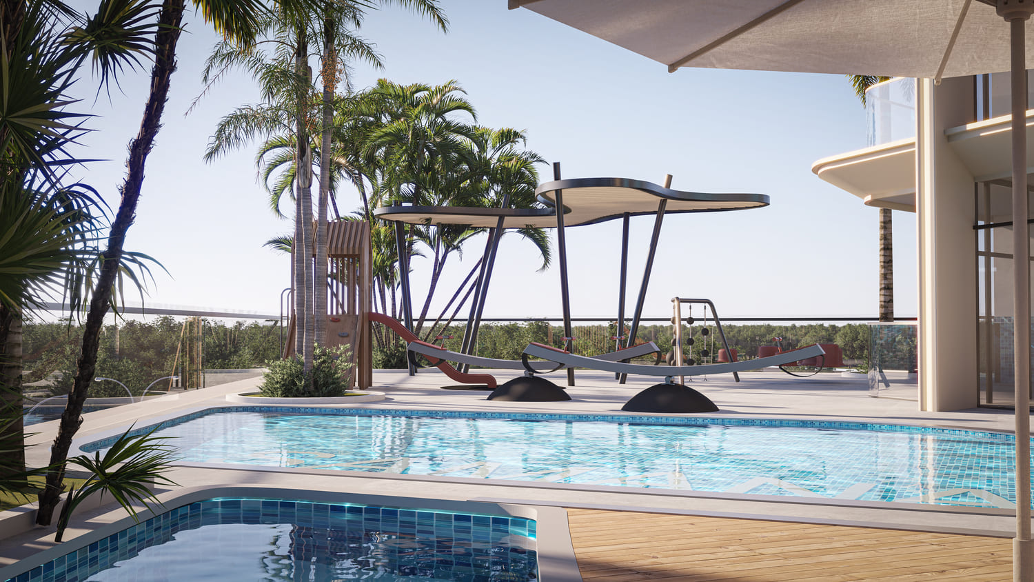 Outdoor Kids Play Area