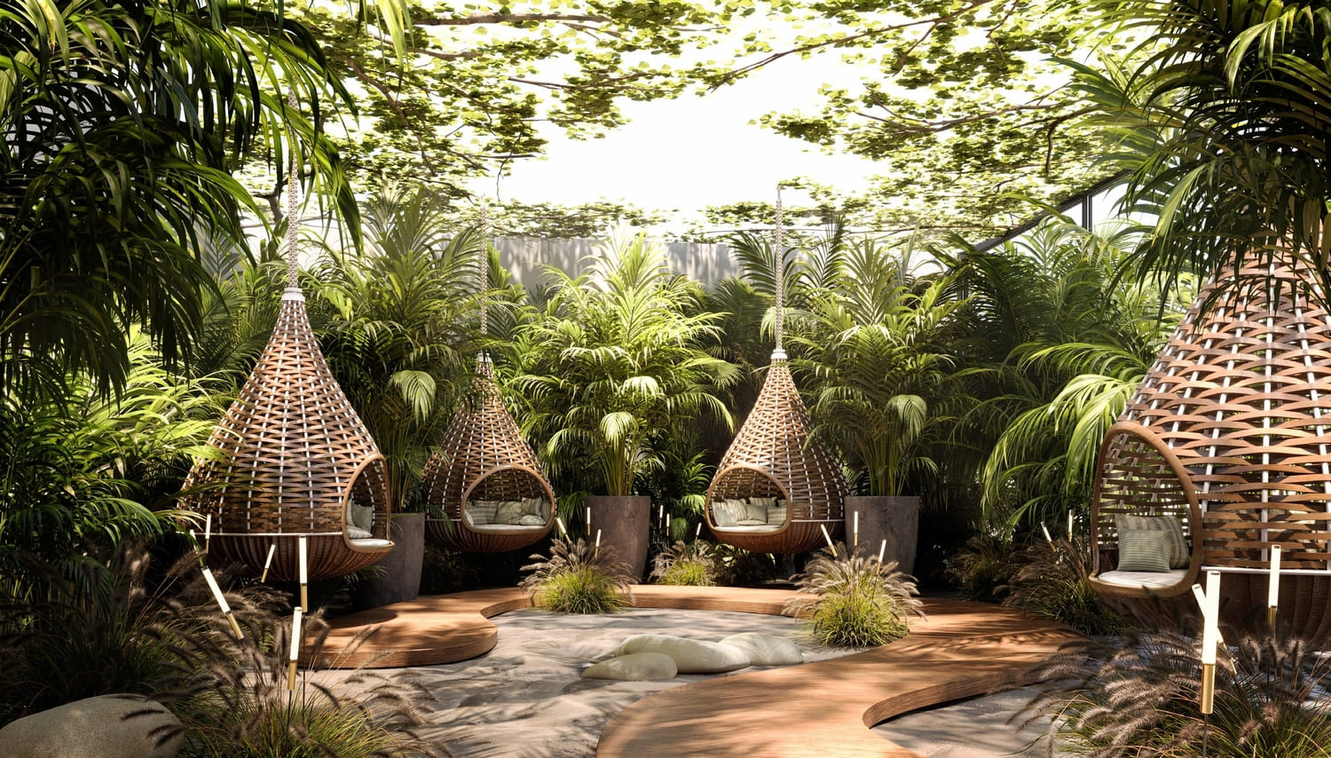 Forest Relaxation Pods