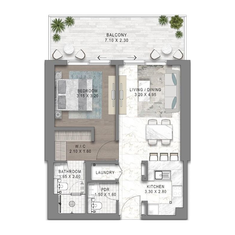 1 bedroom Apartments -  Chelsea Residences