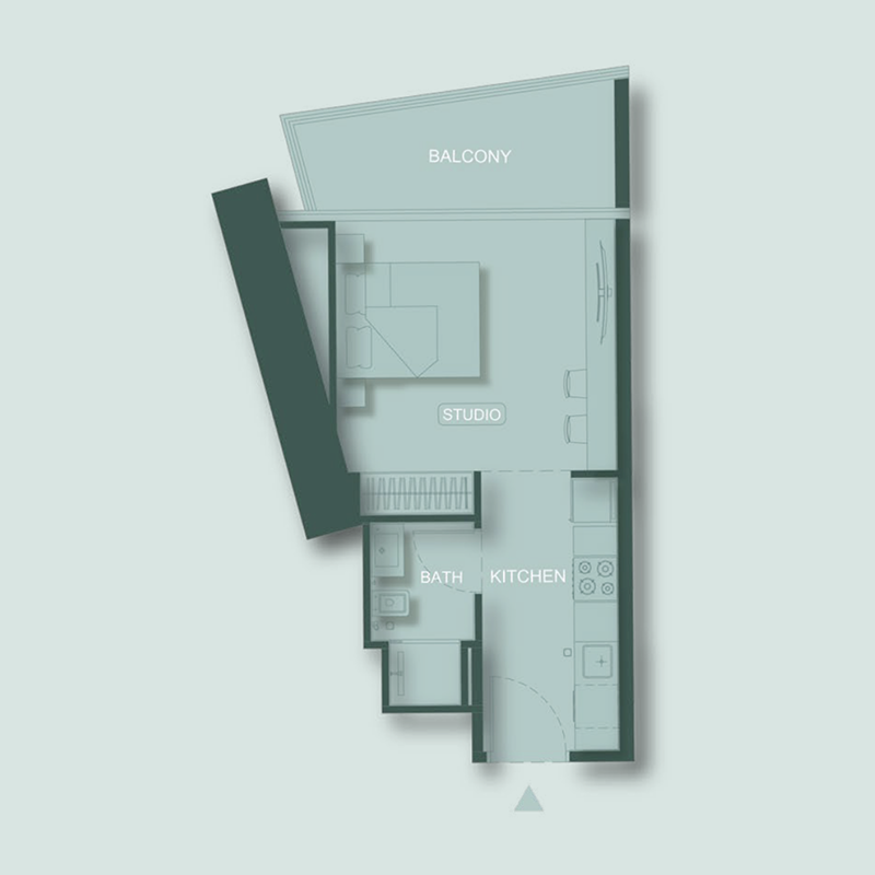 Studio Apartments -  Binghatti Circle