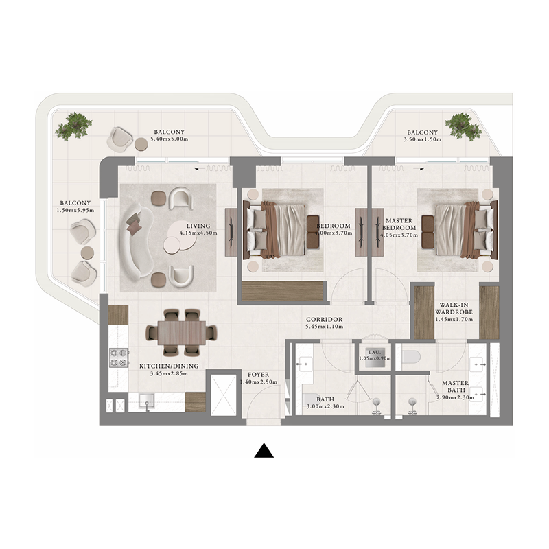 2 bedroom Apartments -  Sera 2