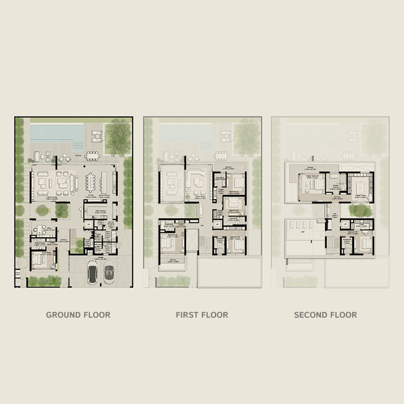 7 bedroom Villa -  Nad Al Sheba Gardens Phase 9