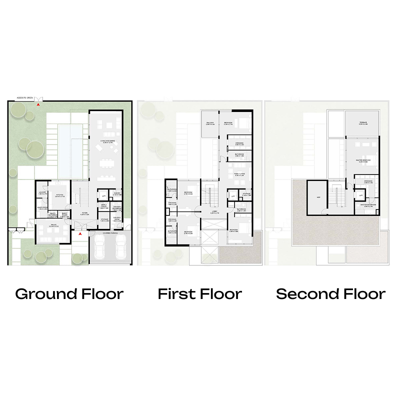 5 bedroom Villa -  Masaar 3 Phases 1 and 2