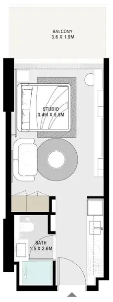 0.0 bedroom apartments -  Cove Grand