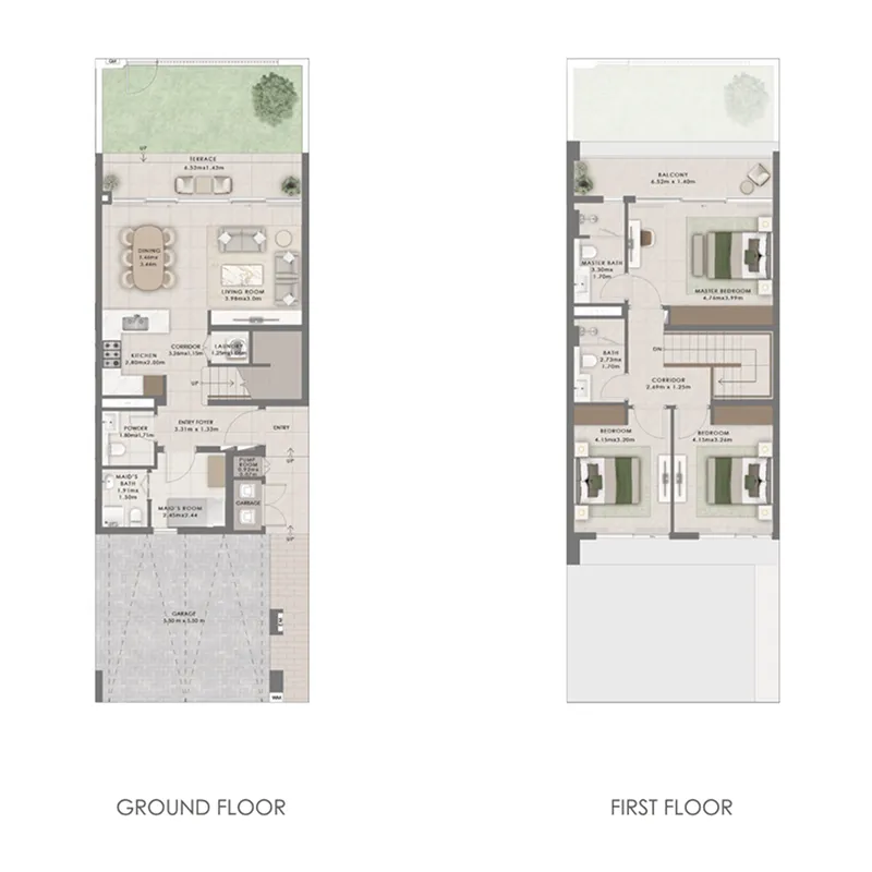 3.0 bedrooms townhouse -  Equestra