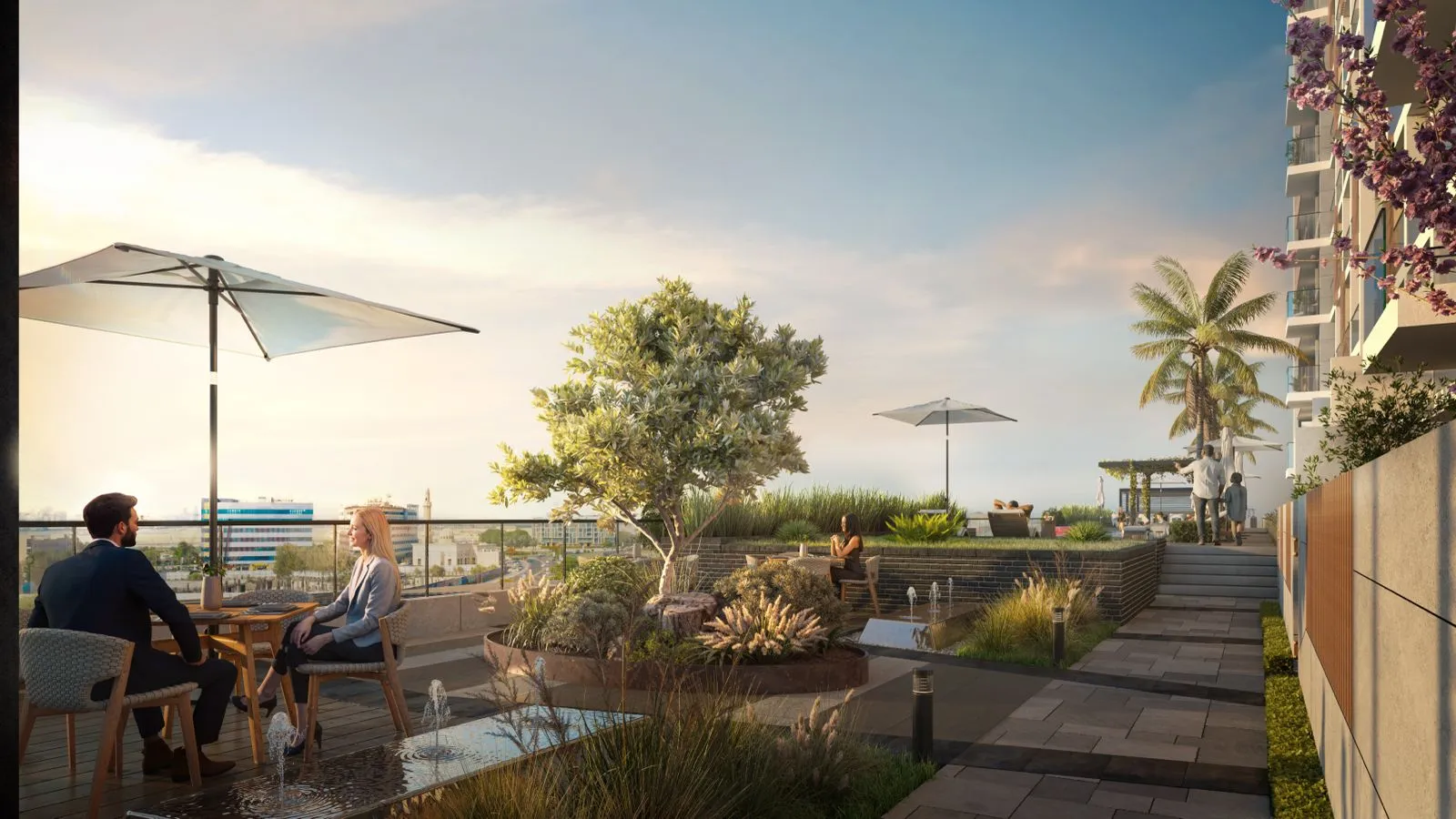 Shaded Seating Areas