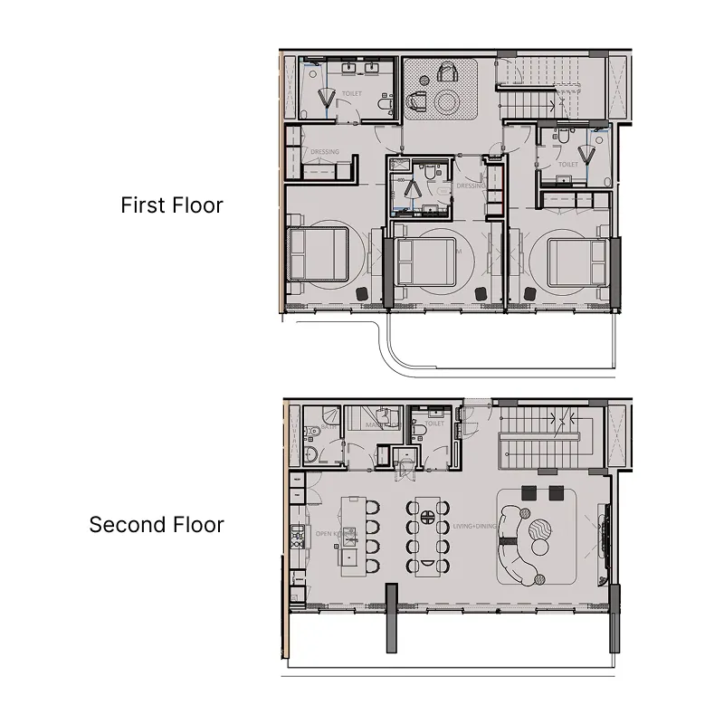 3.0 bedrooms duplex -  Sunset Bay Grand