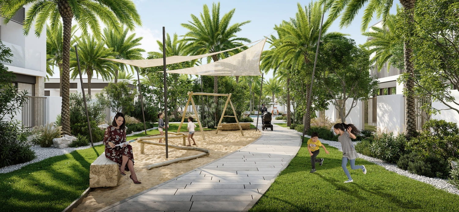 Recreational Lawn & Shaded Seating Areas