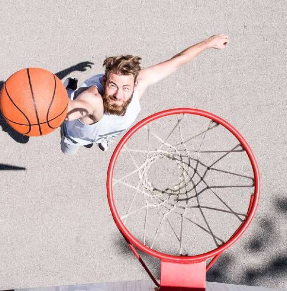 Half-court basketball