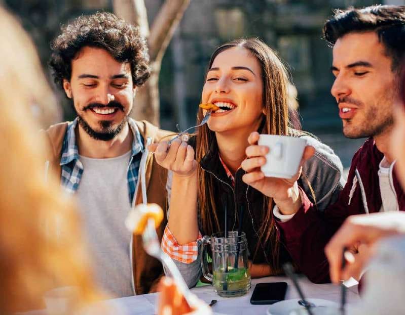 Outdoor barbeque areas