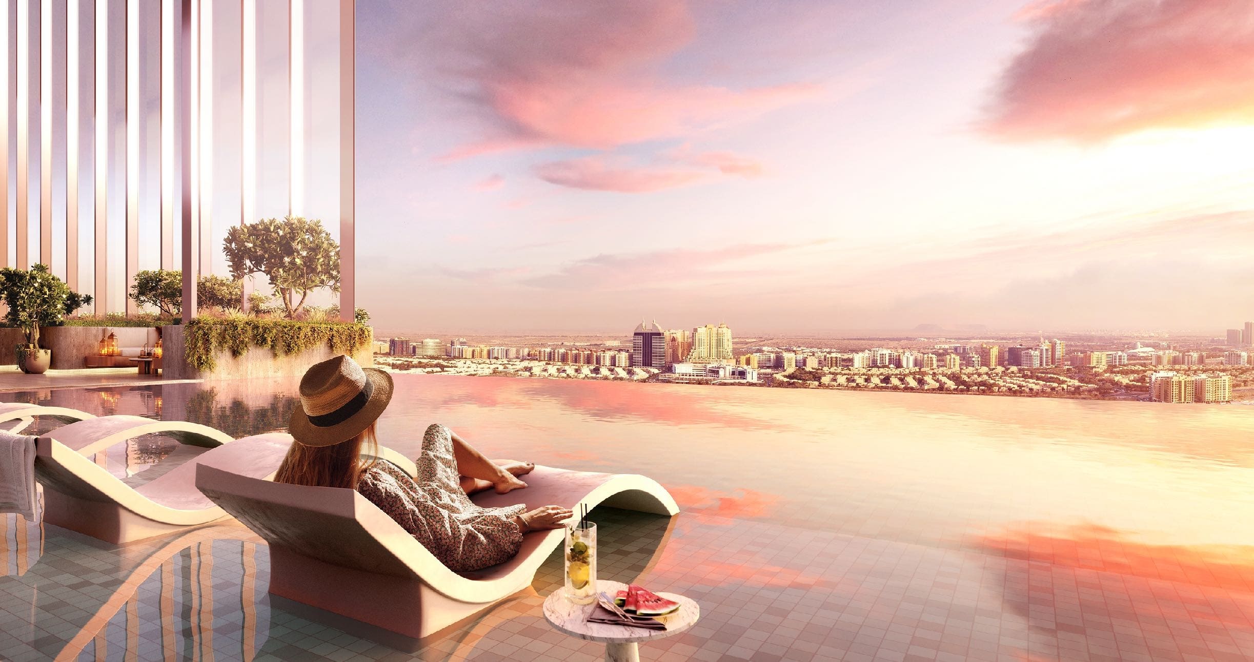 Rooftop Infinity Pool & Social Areas