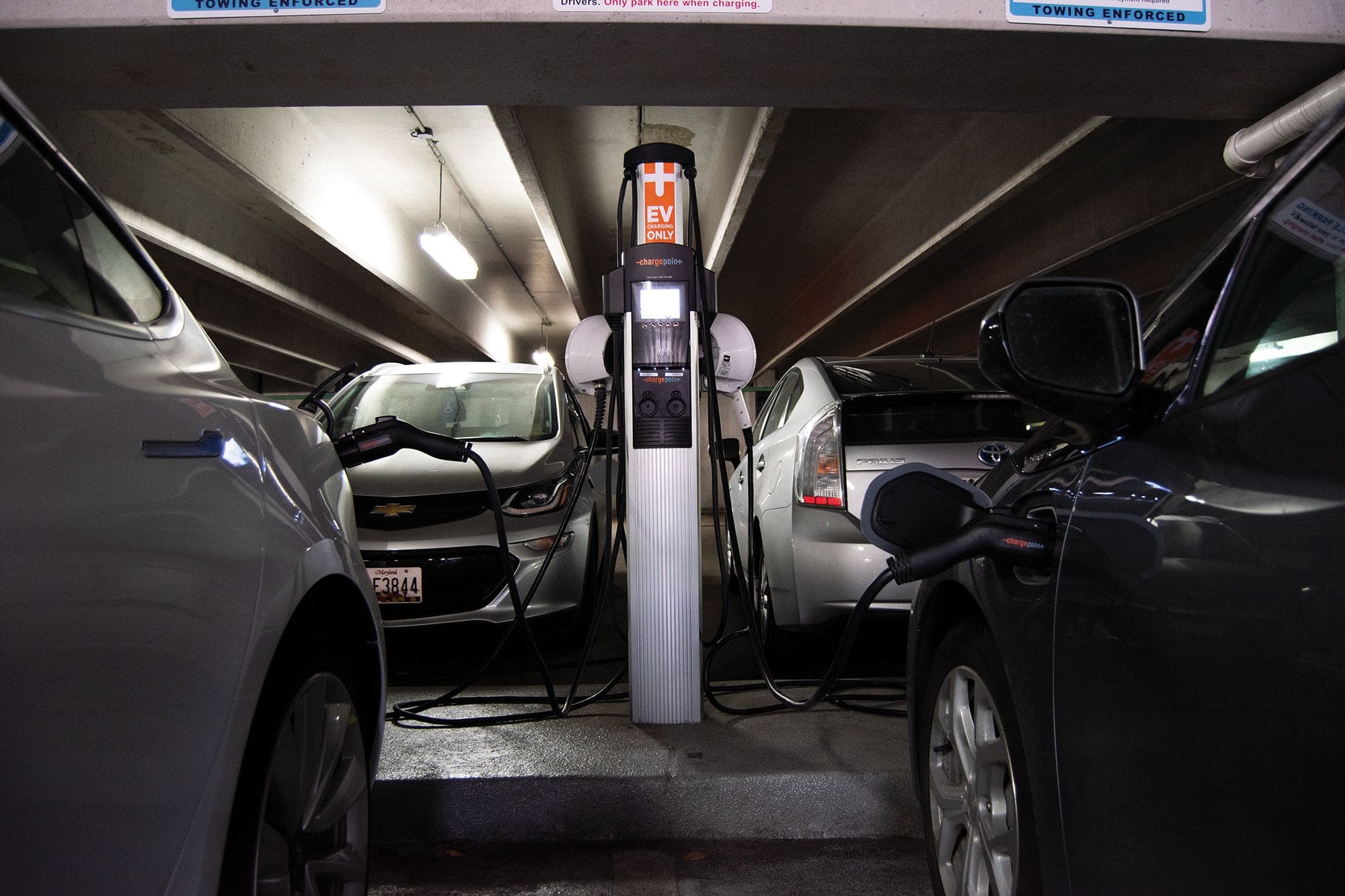Electric charging parking