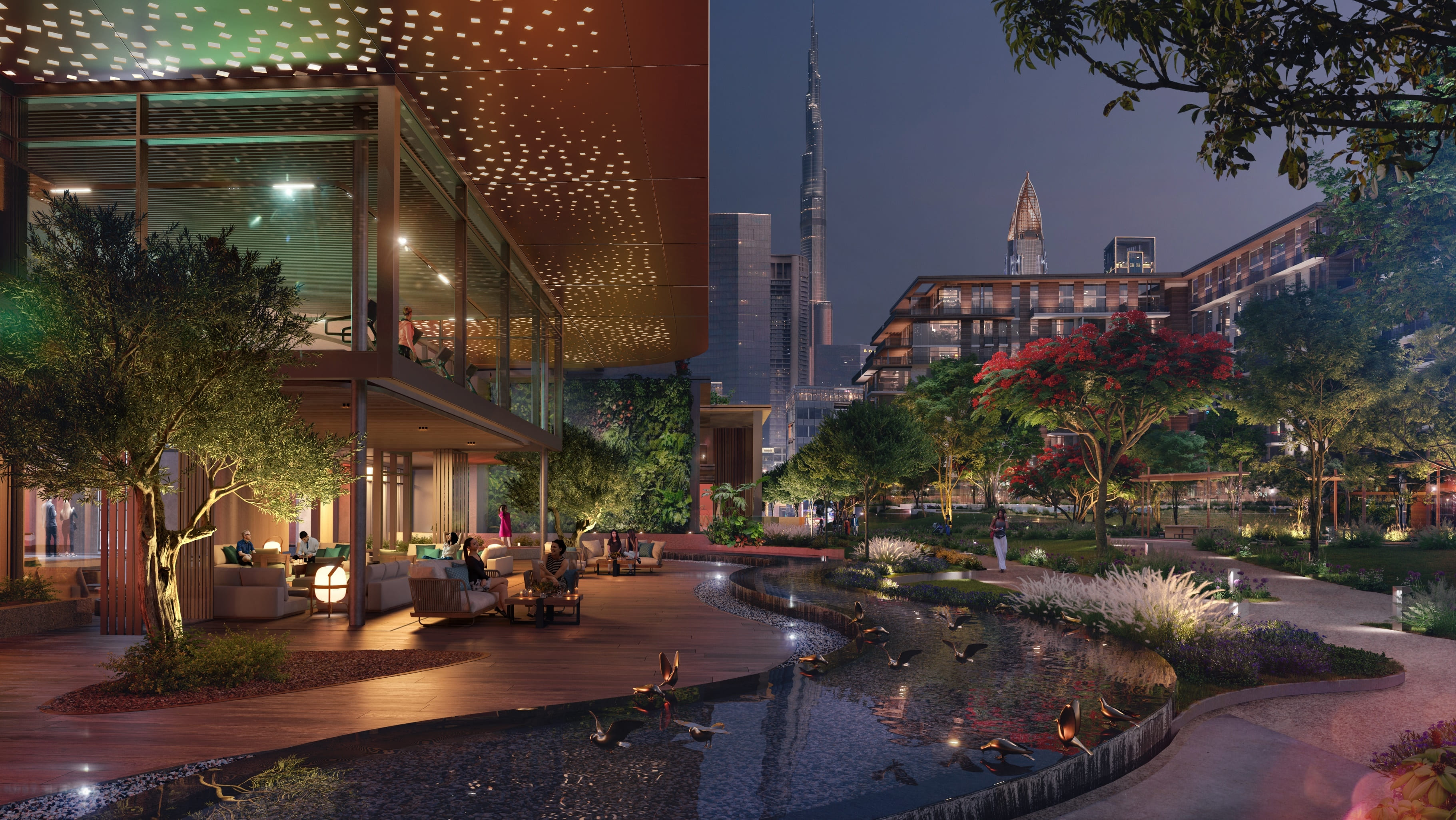 A Private Indoor/Outdoor Lounge Area