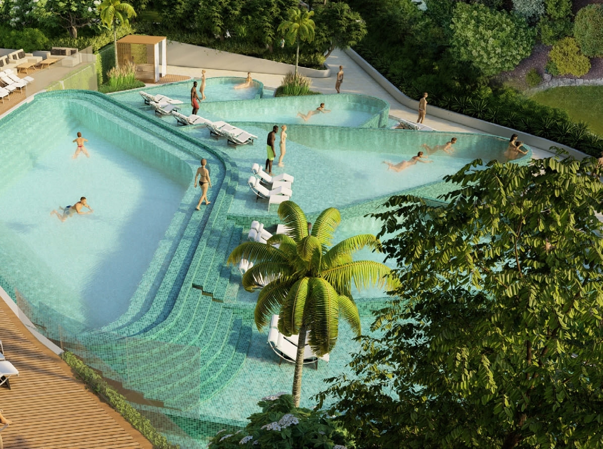 State-of-the-art infinity pool